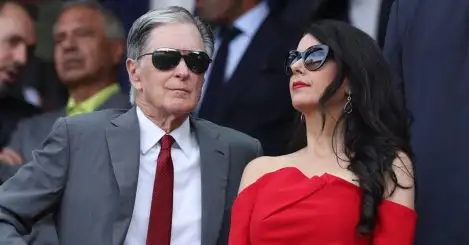 Liverpool owner John W Henry and wife Linda Pizzuti