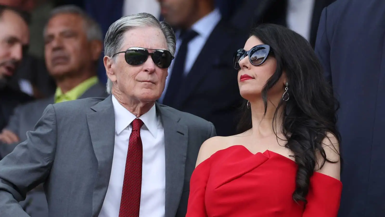 Liverpool owner John W Henry and wife Linda Pizzuti