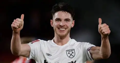 No bargain deals as David Moyes warns Liverpool, Newcastle just how much West Ham want for Declan Rice